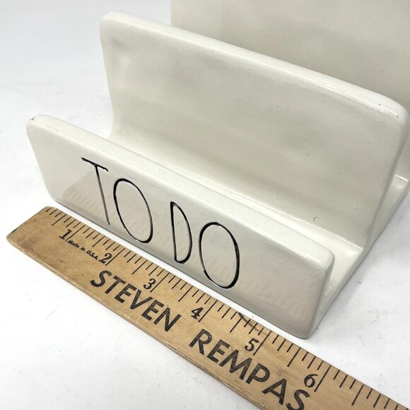 Rae Dunn Artisan Collection by Magenta TO DO Ceramic Desk Mail Letter Holder - Picture 7 of 8